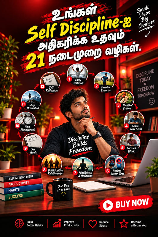 உங்கள் Self Discipline-ஐ அதிகரிக்க உதவும் 21 நடைமுறை வழிகள்