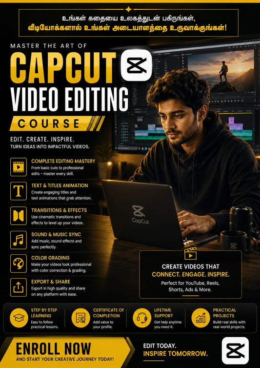 Capcut Video Editing Mastercourse by Glaxotech