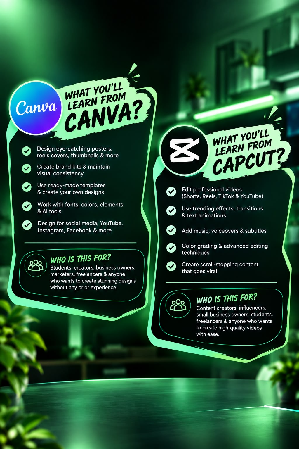 Canva & CapCut Editing Mastercourse